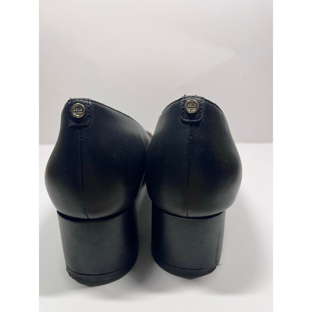 Cole Haan The Go-To Pump Shoes Block Heel Black Leather Womens 8 - Picture 2 of 10